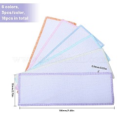 Cotton Cloth Bookmarks for Cross Stitch Making&nbsp;AJEW-WH0166-76