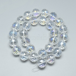 Electroplate Glass Bead Strands&nbsp;EGLA-S137-08