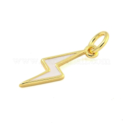 Rack Plating Brass Enamel Pendants&nbsp;KK-U021-16G