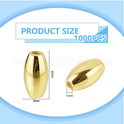 1000Pcs Plating Eco-Friendly Plastic Beads&nbsp;KY-DC0001-57G