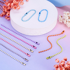 200Pcs 10 Colors Iron Ball Chain&nbsp;CH-TA0001-07