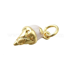 Brass Enamel Charms&nbsp;KK-K400-26G-02