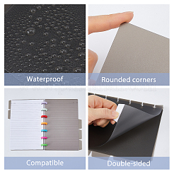 5Pcs Rectangle PP Plastic Notebook Index Divider Sheets&nbsp;AJEW-WH0609-650