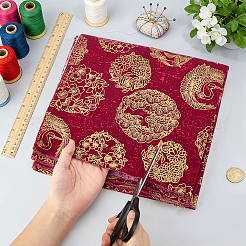 Dragon Pattern Cotton Fabric&nbsp;DIY-WH0579-96A