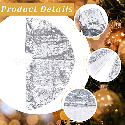 Polyester Christmas Tree Skirt&nbsp;DIY-WH20032-86D