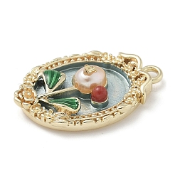 Brass Enamel Pendants&nbsp;KK-M308-02G