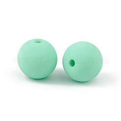 Rubberized Style Opaque Acrylic Beads&nbsp;MACR-F073-01