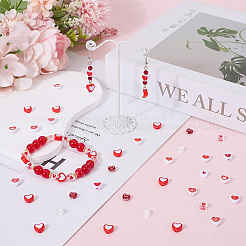300Pcs 10 Styles Opaque & Transparent Acrylic Beads Sets&nbsp;OACR-SP0001-39