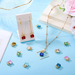 30Pcs Alloy & Glass Charms&nbsp;FIND-TA0008-05G