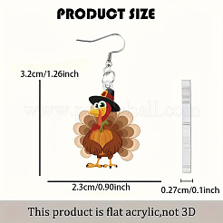 Acrylic Dangle Earrings&nbsp;FS-WG3C978-01