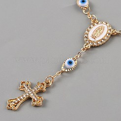 Alloy Evil Eye Link Bracelets&nbsp;BJEW-WH0817-002G-03