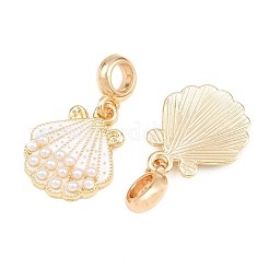 Alloy Enamel European Dangle Charms&nbsp;AL-CBAC2D3-03G-01