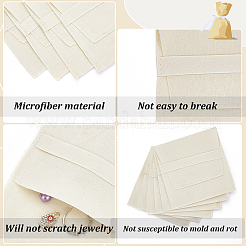 Double-Sided Faux Suede Jewelry Flap Pouches&nbsp;TP-WH0007-09B