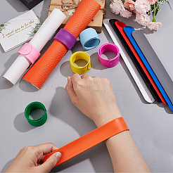 12Pcs 12 Style Silicone Slap Bracelets Set&nbsp;BJEW-NB0001-07