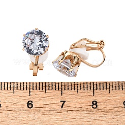 Alloy Silicone Clip-on Earrings&nbsp;EJEW-Z120-02G-01