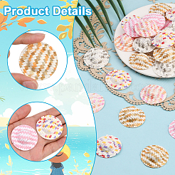 40Pcs 5 Colors Cloth Doll Hat&nbsp;AJEW-SC0031-33