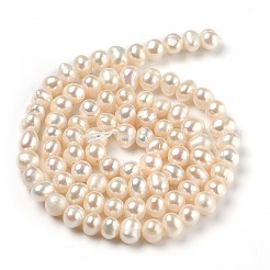 Natural Cultured Freshwater Pearl Beads Strands&nbsp;PEAR-J005-04