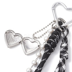 Polyester & Spandex Cord & Nylon Pendant Decorations&nbsp;HJEW-JM04629