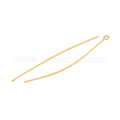 Ion Plating(IP) 304 Stainless Steel Eye Pins&nbsp;X-STAS-G075-17G-04