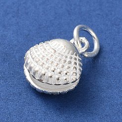 925 Sterling Silver Sea Animal Shell Shape Charms&nbsp;LS-STER-E071-02S-03