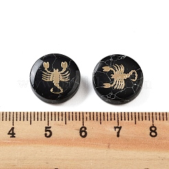 Dyed Black Synthetic Turquoise Beads&nbsp;G-F775-B05