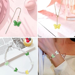 Glass Imitation Jade Beads&nbsp;GLAA-YWC0006-01A