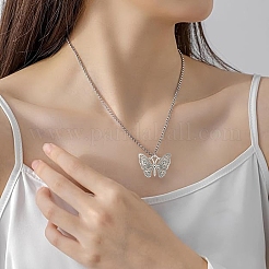 15Pcs 3 Styles Butterfly Tibetan Style Alloy Pendant Rhinestone Settings&nbsp;TIBEP-YW0002-23