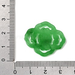 Natural Myanmar Jade Dyed Connector Charms&nbsp;G-Z162-09