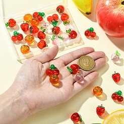 30Pcs 5 Styles Acrylic Pendants&nbsp;MACR-CJ0002-11