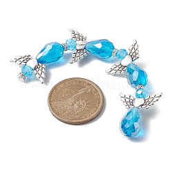 Angel Fairy Shape Electroplate Glass Beads Strands&nbsp;AJEW-JB01173-03