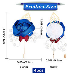 Rose Ribbon Brooch&nbsp;JEWB-WH0010-12A
