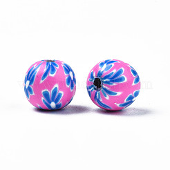 Handmade Polymer Clay Beads&nbsp;X-CLAY-S092-71