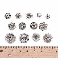 Mixed Style Tibetan Style Alloy Bead Caps&nbsp;X-TIBE-O006-26