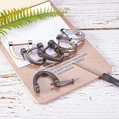 Alloy D-Ring Shackles Clasps&nbsp;PALLOY-PH0005-82