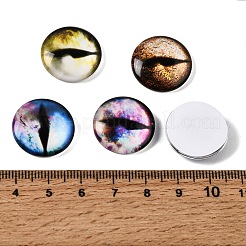 Printed Transparent Glass Cabochons&nbsp;GL-CBAA22A-07