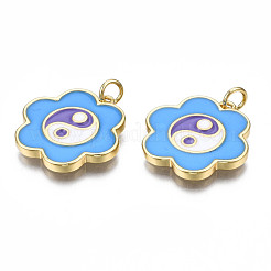 Brass Enamel Pendants&nbsp;KK-Q769-009-NF