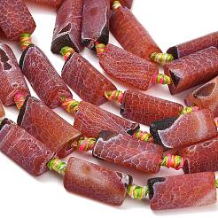 Natural Weathered Agate Beads Strands&nbsp;G-A321-F02-01C