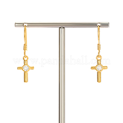 Cross Brass Dangle Earrings&nbsp;VT2917