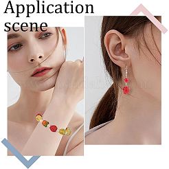 30Pcs 3 Style Handmade Lampwork Beads&nbsp;LAMP-BC0001-01