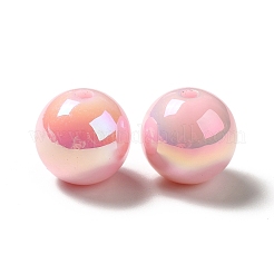 UV Plating Rainbow Iridescent Acrylic Beads&nbsp;PACR-D070-01D