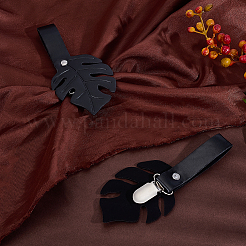 4Pcs PU Leather Skirt Hikes Clips&nbsp;AJEW-PH0007-98A