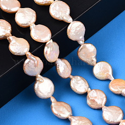 Natural Keshi Pearl Beads Strands&nbsp;PEAR-S018-02B-1