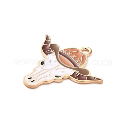 Western Cowboy Theme Alloy Enamel Pendants&nbsp;FIND-V001-04G-03