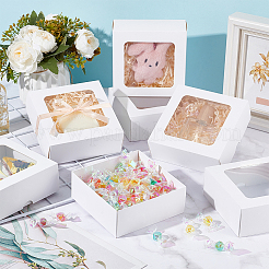 Square Kraft Paper Storage Gift Boxes&nbsp;CON-WH0095-100C-01