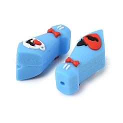 Father's Day Silicone Beads&nbsp;SIL-D014-03E