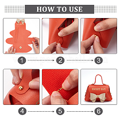 Foldable Imitation Leather Wedding Candy Magnetic Bags&nbsp;CON-WH0084-48G-04