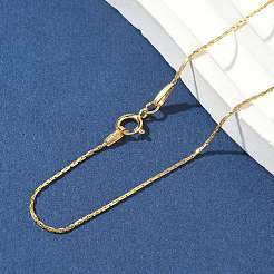 1/20 14K Gold Filled Boston Link Chain Necklaces for Women Men&nbsp;NJEW-Z068-06G