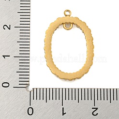 304 Stainless Steel Crystal Rhinestone Connector Charms&nbsp;STAS-L080-019G
