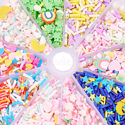 70G 10 Styles Handmade Polymer Clay Cabochons&nbsp;CLAY-SW0001-03B