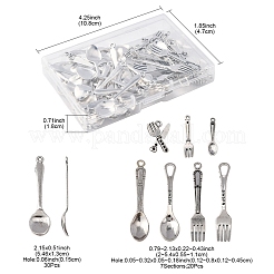 50Pcs Tibetan Style Alloy Pendants&nbsp;FIND-FS0003-64